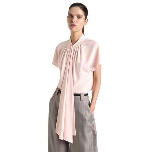 Cue Recycled Georgette Tie Top